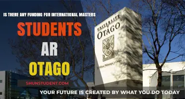 Funding Options for International Master's Students at Otago