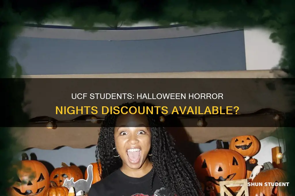 is there discount for ucf students for halloween horror nights