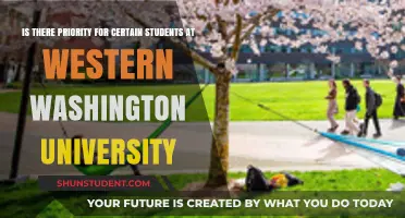 Who Gets Priority at Western Washington University?