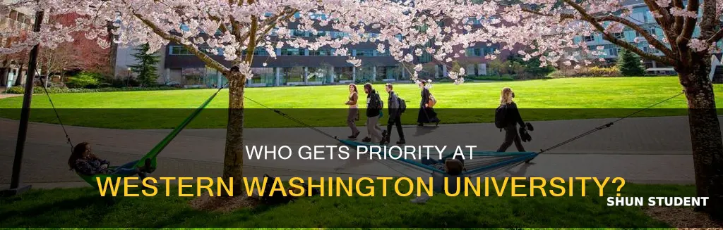is there priority for certain students at western washington university