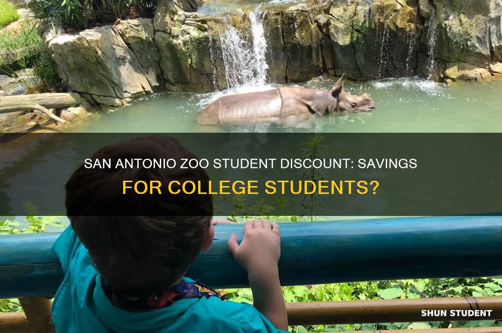 is there student discount at the san antonio zoo