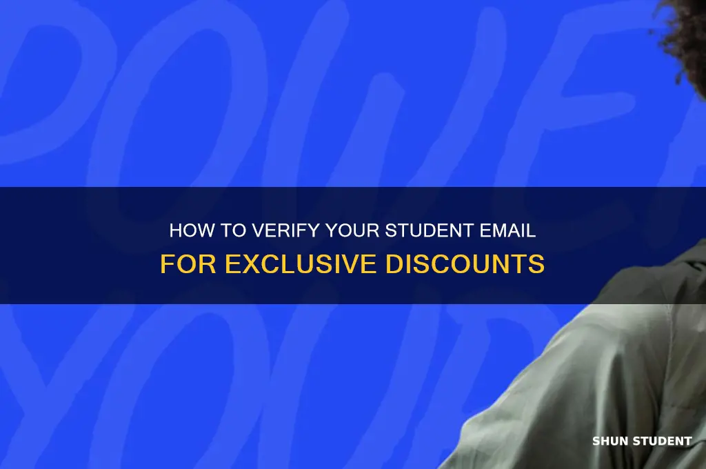 is there way to tell if my student email discount