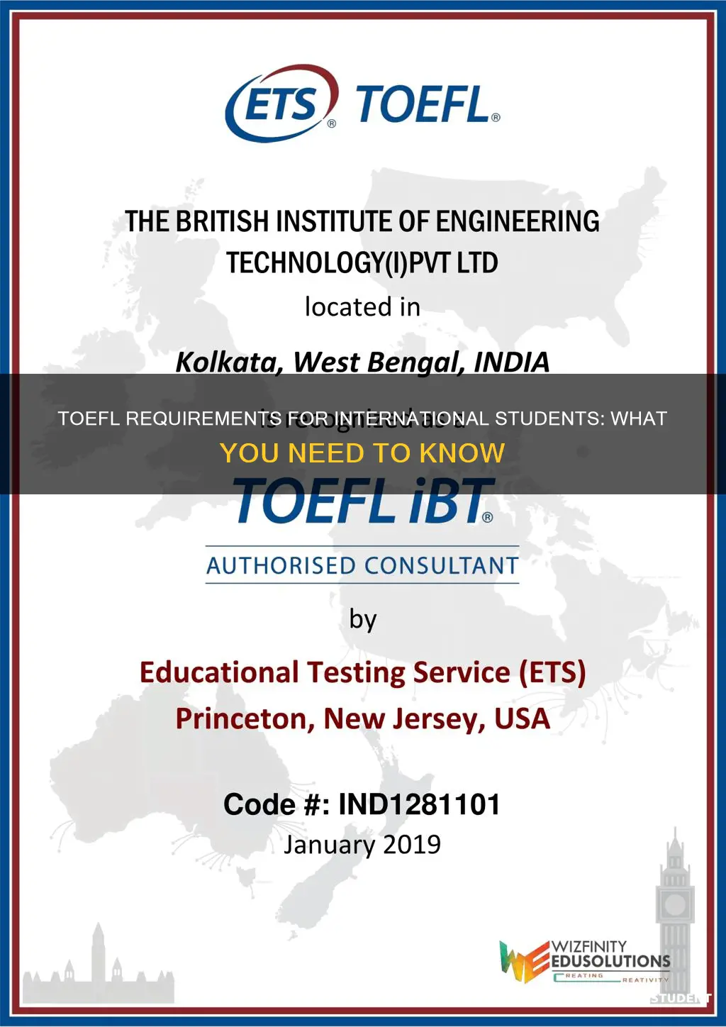 is tofel required for international students