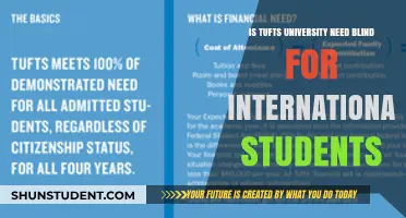 Tufts University: Need-Blind for International Students?