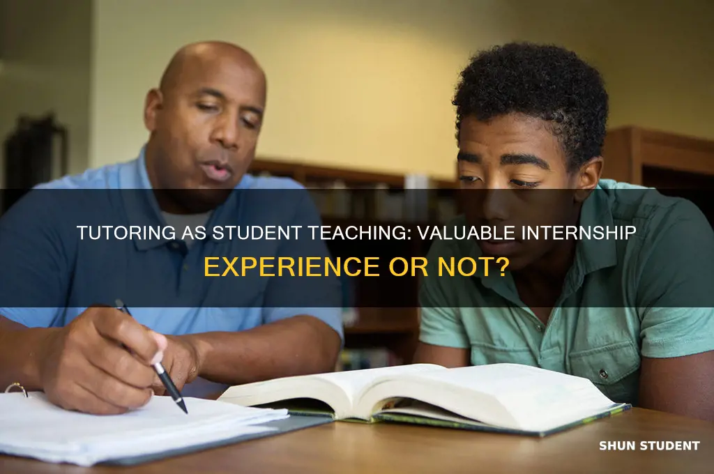 is tutoring student teaching internship experience s