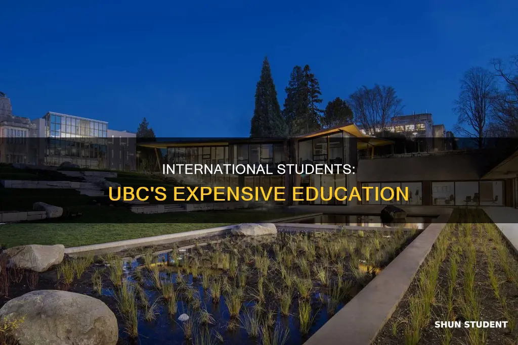 is ubc expensive for international students