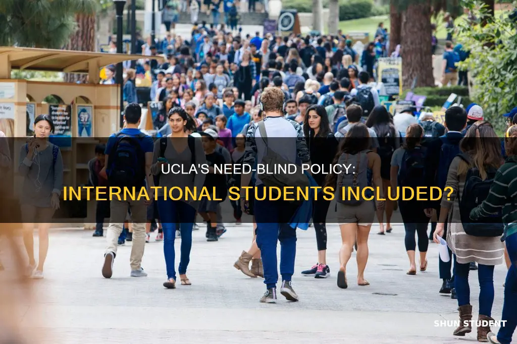 is ucla need blind for international students