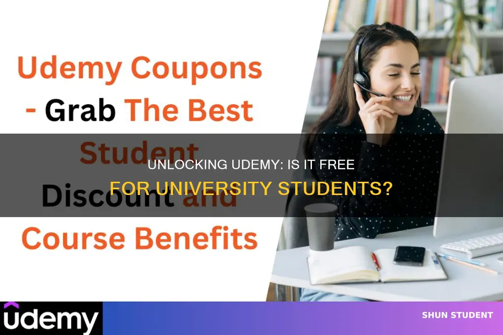 is udemy free for university students