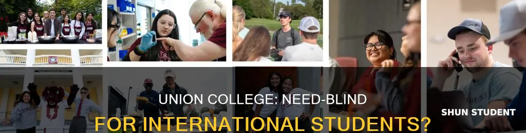 is union college need blind for international students