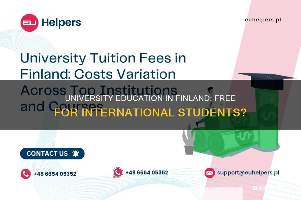 is university free in finland for international students