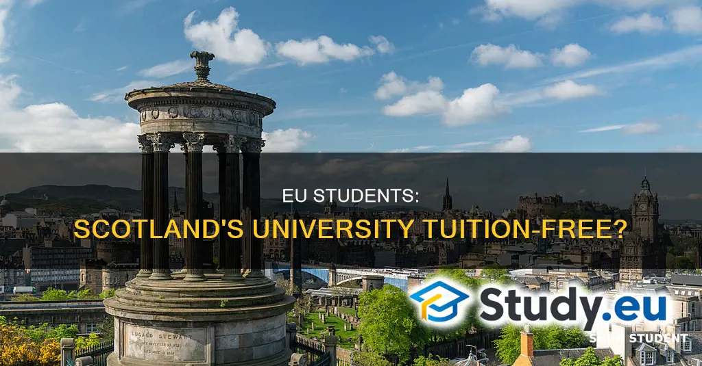 is university free in scotland for eu students