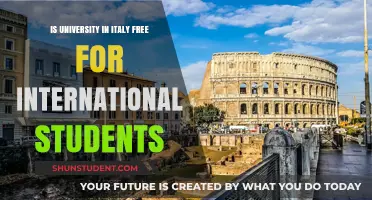 International Students: Free Italian University Education?