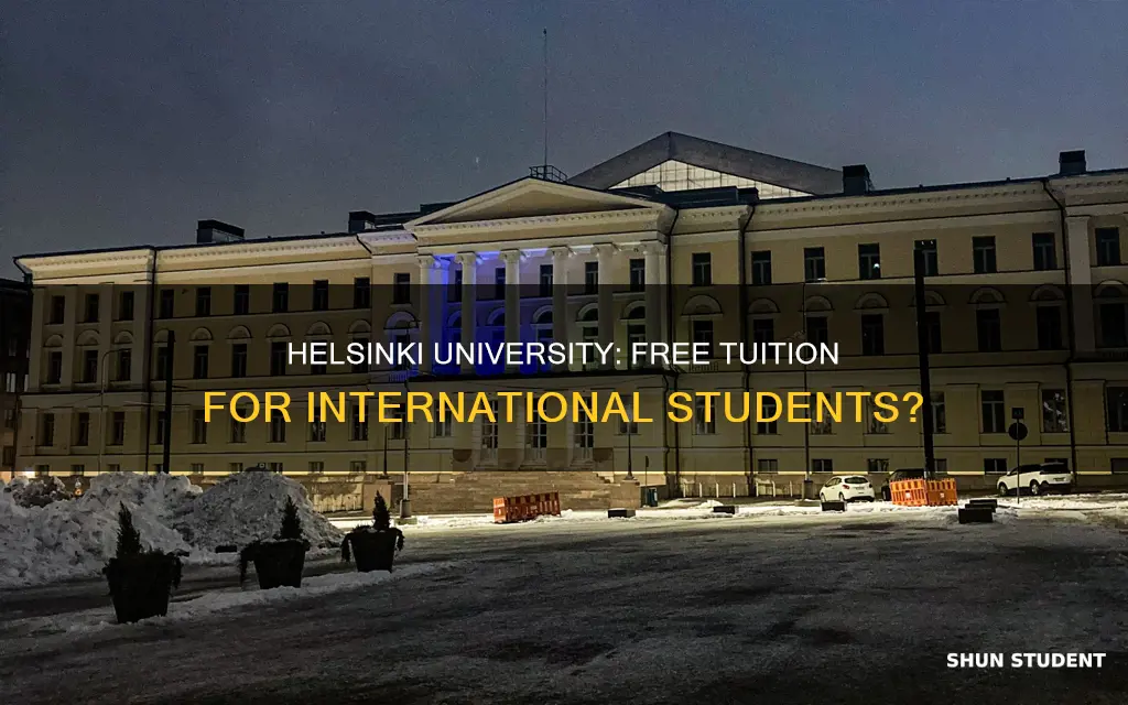 is university of helsinki free for international students