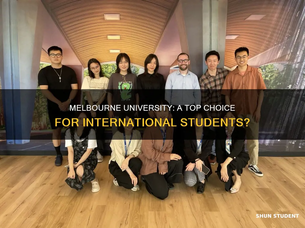 is university of melbourne good for international students