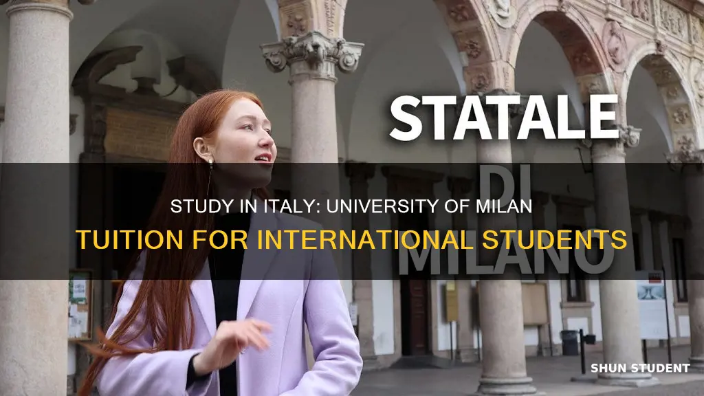 is university of milan free for international students