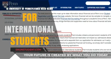 International Students: Need-Blind Admissions at UPenn?