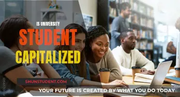 Is University Student: Capitalized or Not? Unraveling the Debate