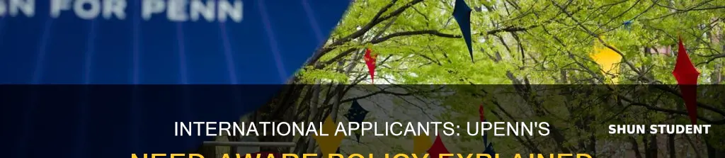 is upenn need aware for international students