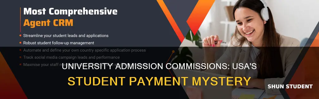 is usa university pay commision for students admission