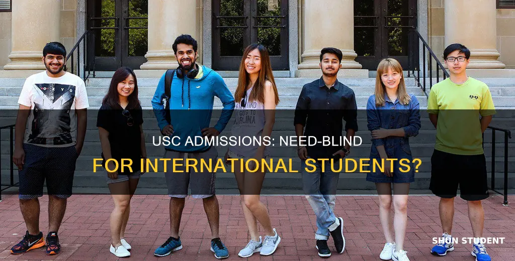 is usc need blind for international students