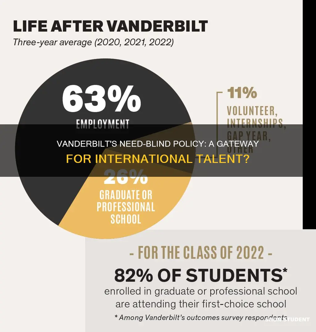 is vanderbilt university need blind for international students