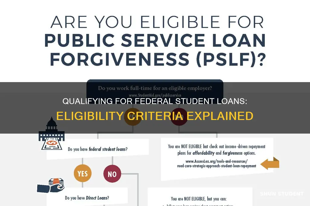 is what cases will i qualify for federal student loans