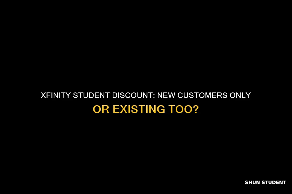 is xfinity student discount only for new customers