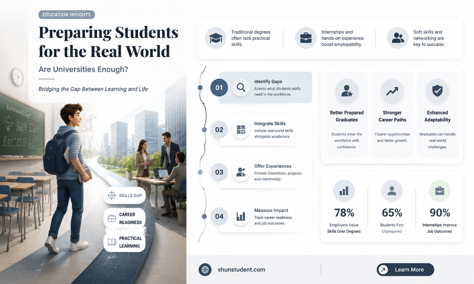 are universities preparing students for the real world