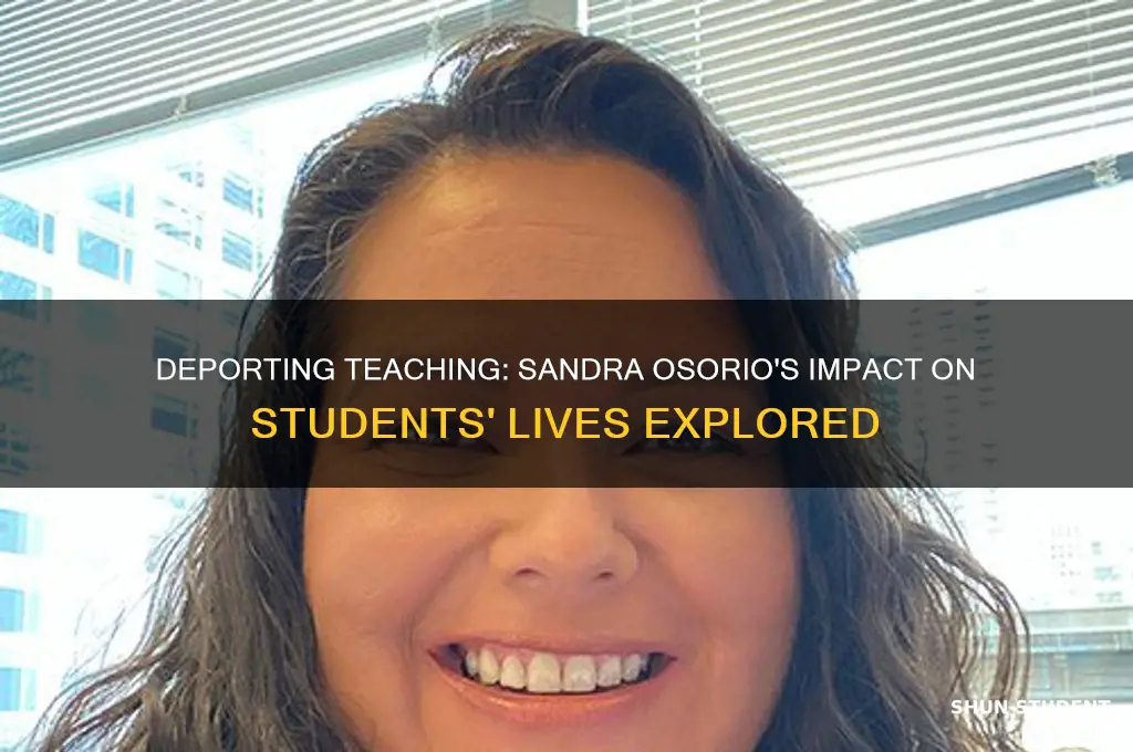 qué es deportar teaching from students lives by sandra osorio