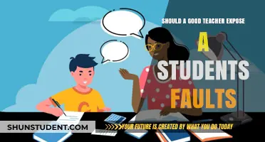 Exposing Student Faults: A Teacher's Role in Constructive Criticism