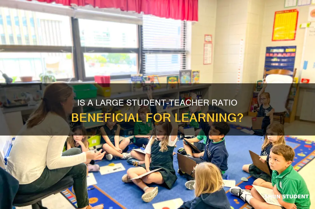 should a student teacher ratio be large