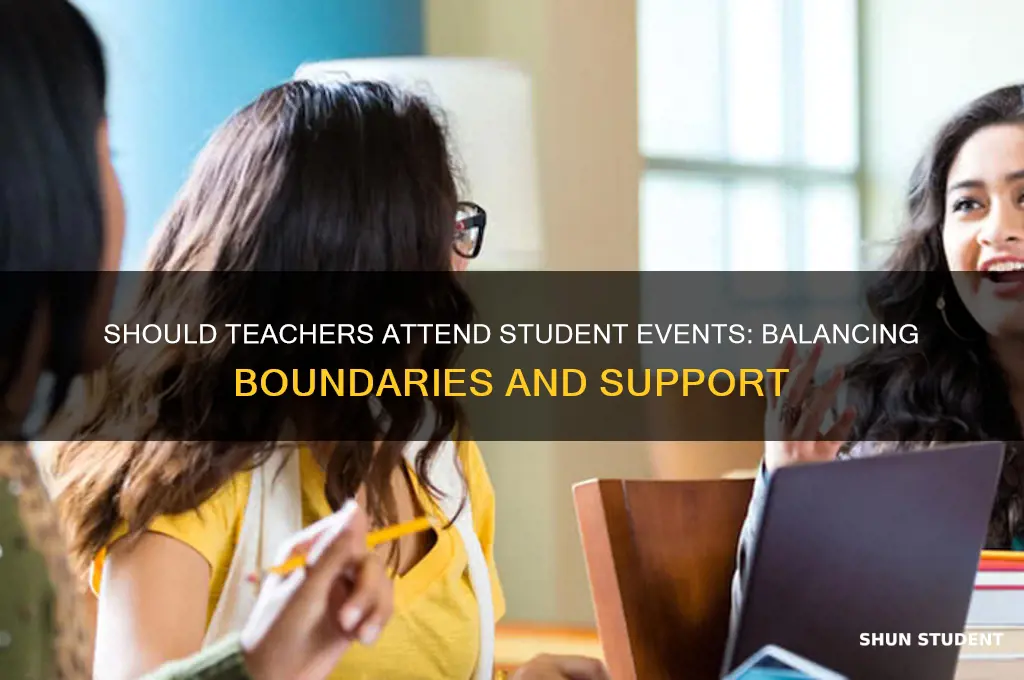 should a teacher attend a student