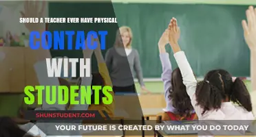 Physical Contact in Teaching: Appropriate Boundaries for Educators and Students