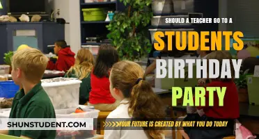 Teachers at Student Parties: Appropriate Attendance or Boundary Blunder?