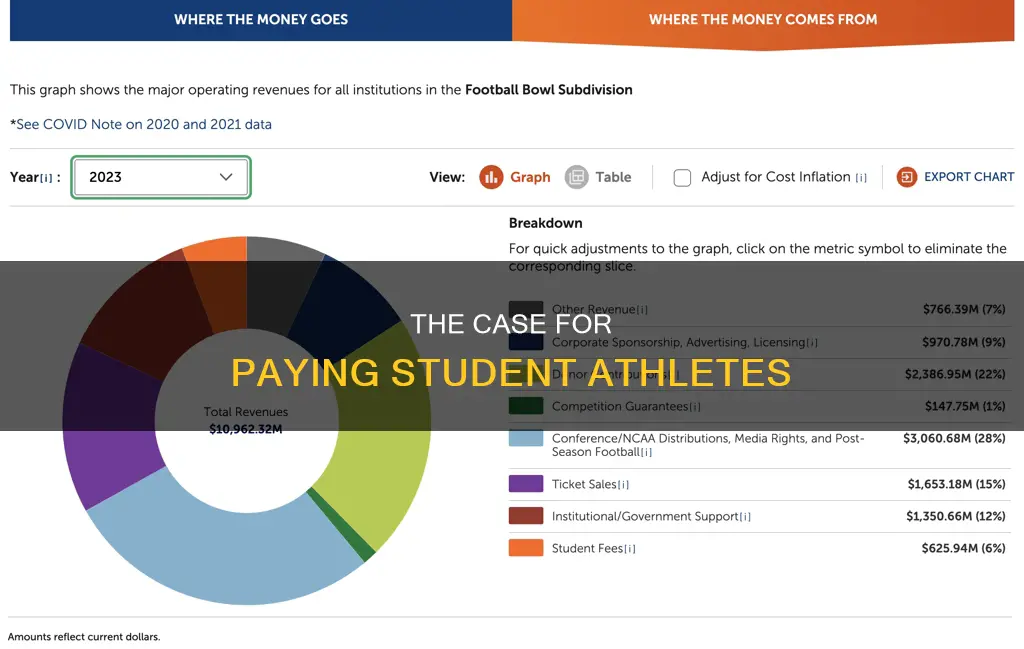 should colleges pay student athletes