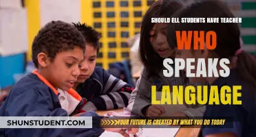ELL Students: Should Teachers Speak Their Native Language?