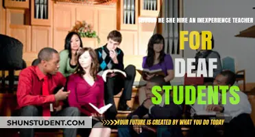 Hiring Inexperienced Teachers for Deaf Students: Pros, Cons, and Considerations