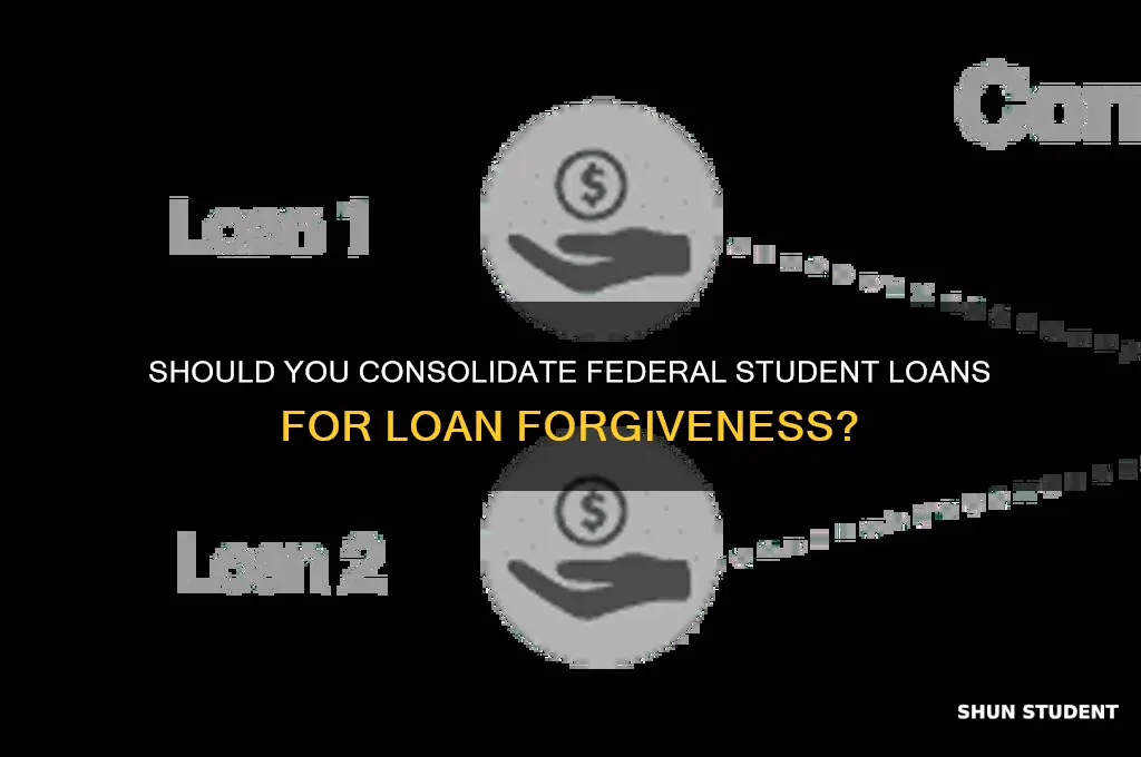 should i consolidate my federal student loans forgiveness