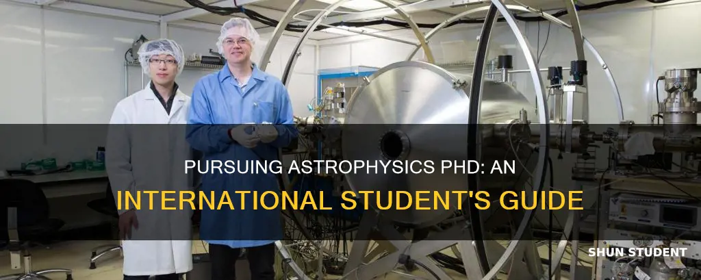 should i phd in astrophysics as an international student