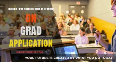Should Grad Students List Teaching Experience on Graduate Applications?
