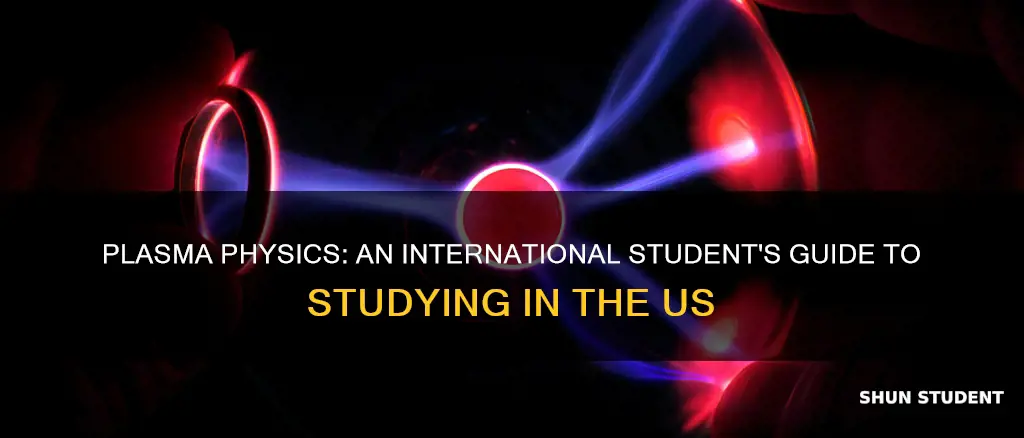should i study plasma physics as international student in us