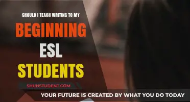Teaching Writing to Beginner ESL Students: Benefits and Strategies