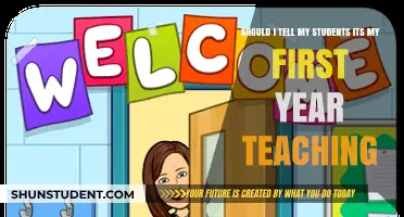 First-Year Teaching Transparency: Should I Share My Journey with Students?
