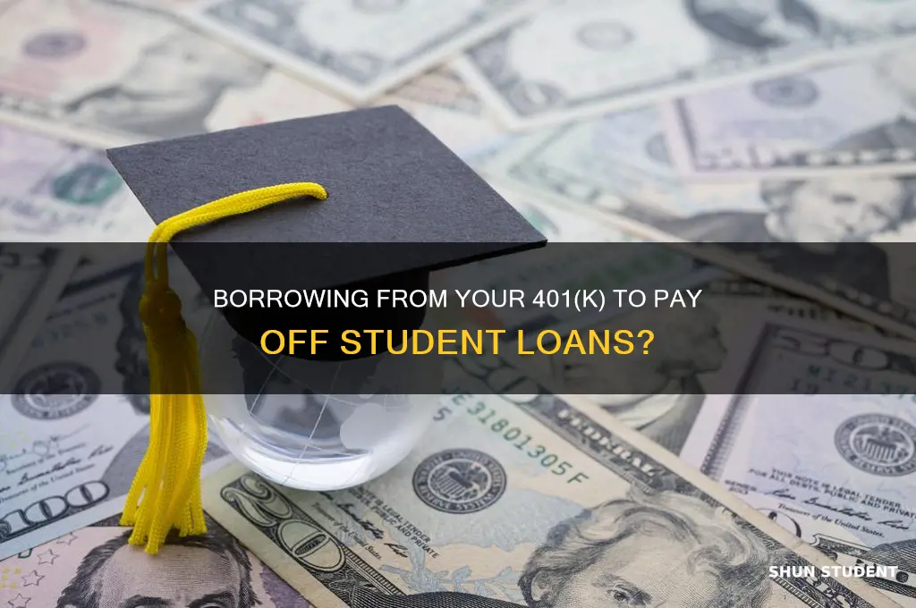 should i use a 401k lona to pay student debt