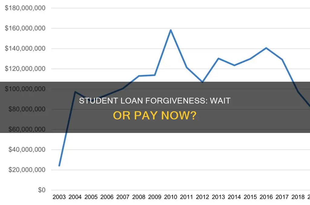 should i wait to pay off student loans election