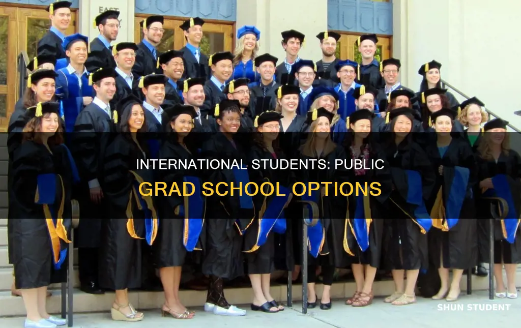 should international student apply public university for graduate shcool