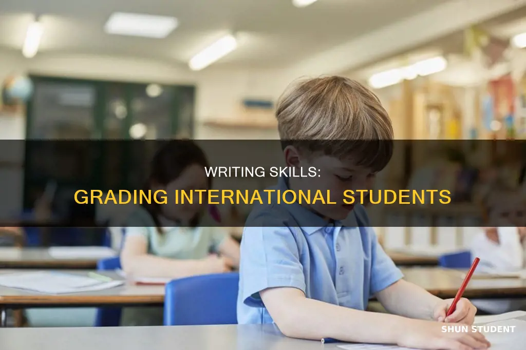 should international students be graded on writing