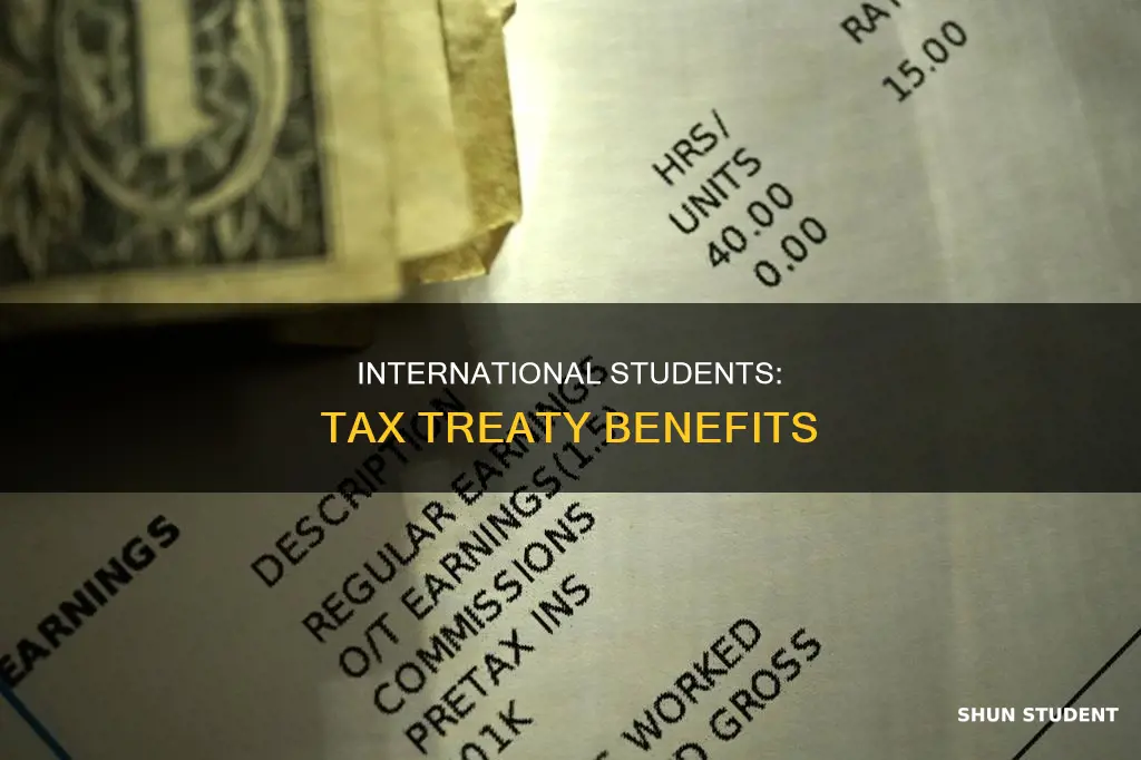 should international students sign tax treaty