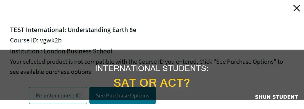 should international students take sat or act