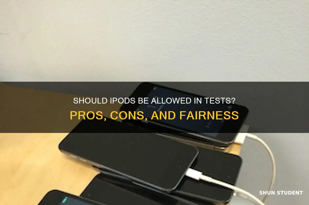 should ipod will be allowed in test for students